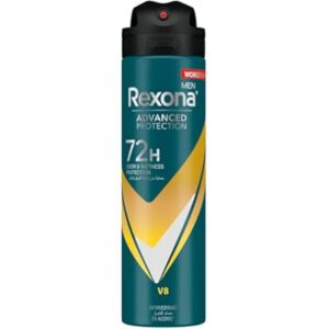 rexona men advanced protection 72h antiperspirant deodorant v8 spray 150ml 100.8